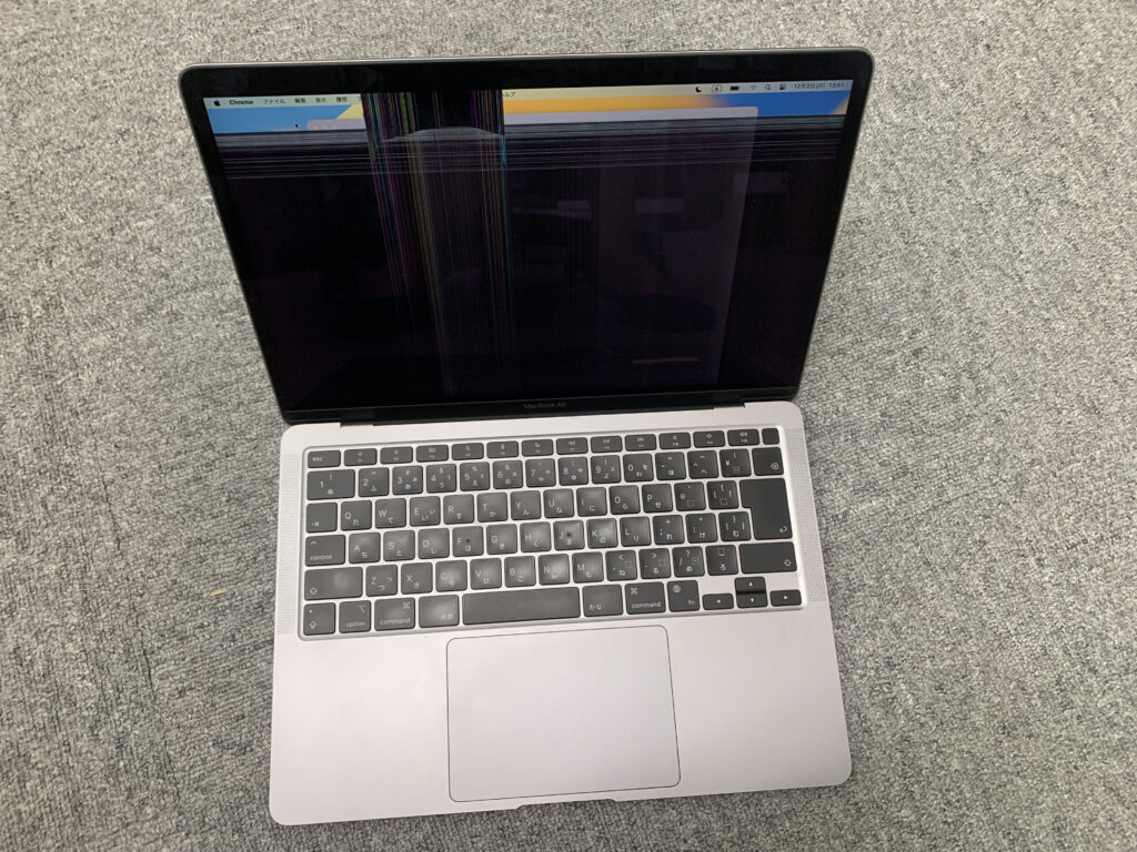 MacBook Air 13 液晶割れ 破損 表示不良 故障 パソコン 処分 買取 | Mac 買取