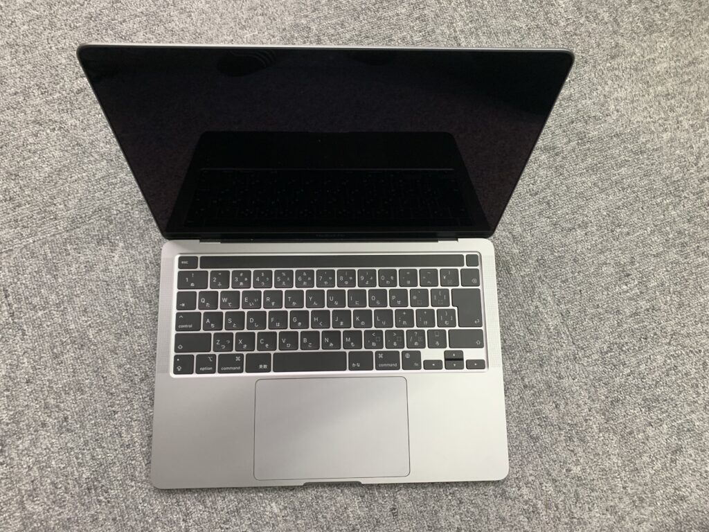 MacBook Pro 13 M1チップモデル お酒をこぼした 電源つかない