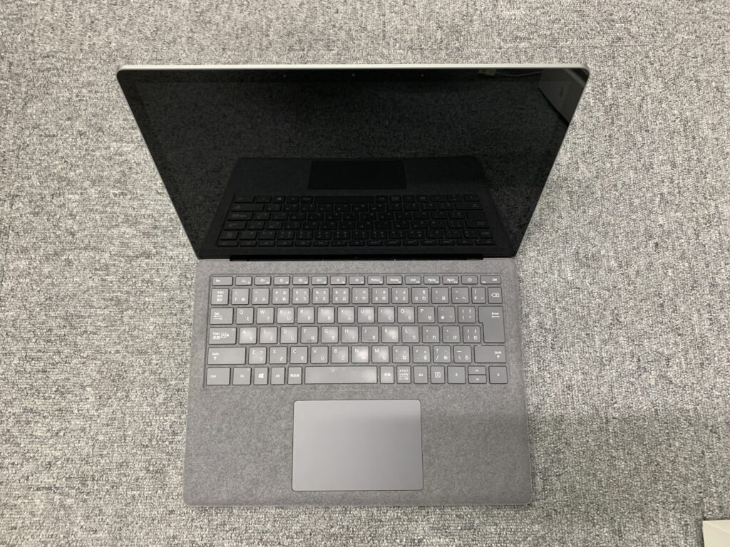 Surface　Laptop 4　雨に濡れた 水没 電源つかない 画面真っ暗