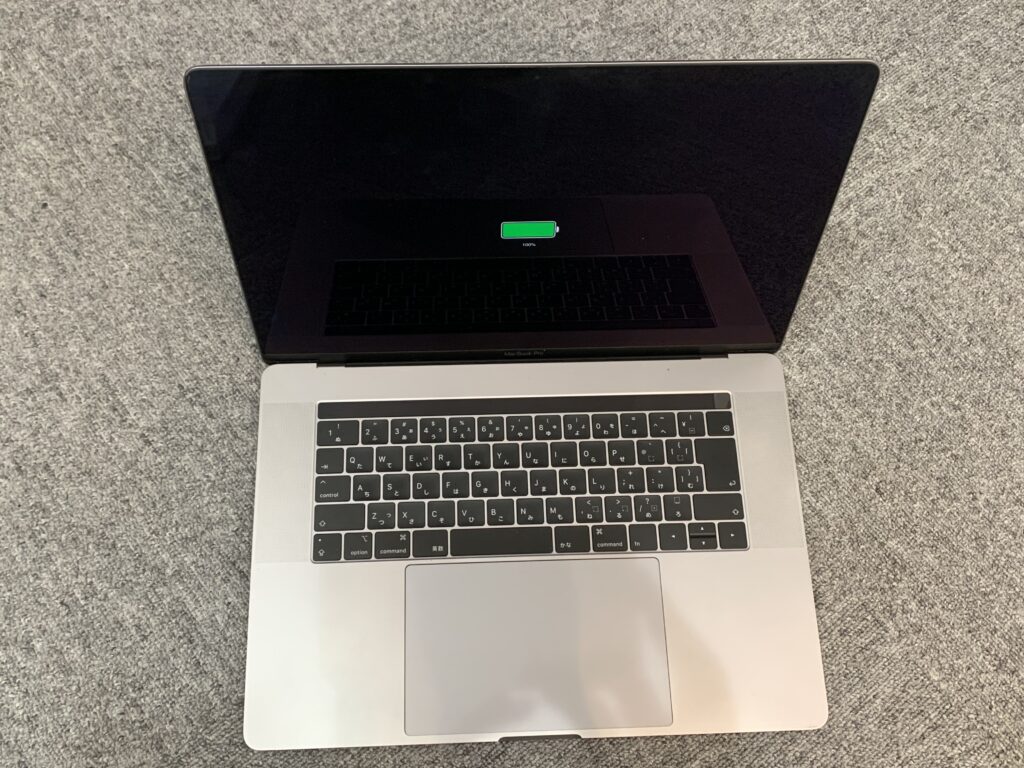 MacBook Pro 15　2018　正常起動しない　